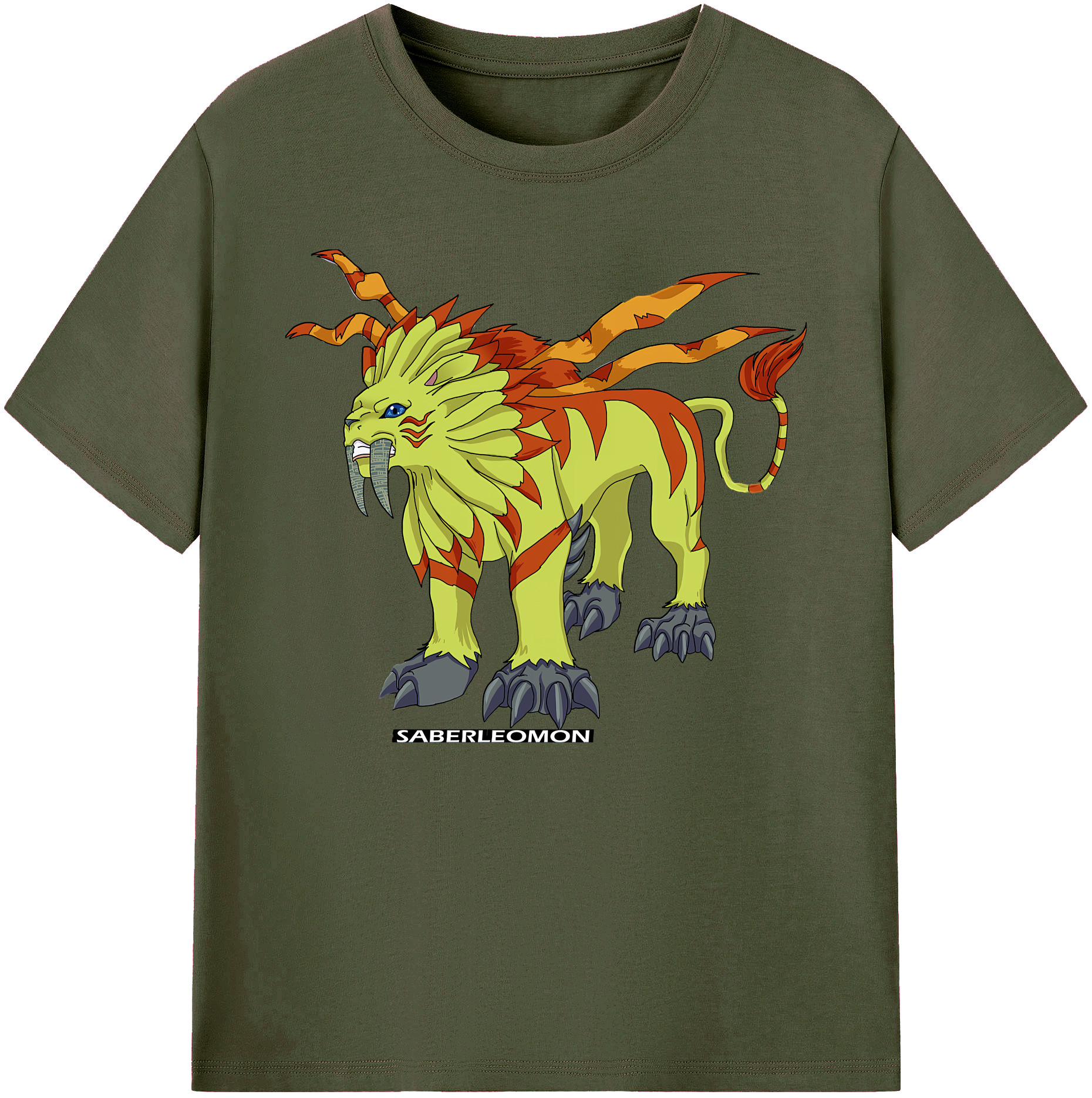 （画像用） Digimon デジタルモンスター/デジモン 綿100％ メンズ半袖Tシャツ｜肌触りやわらか＆通気性